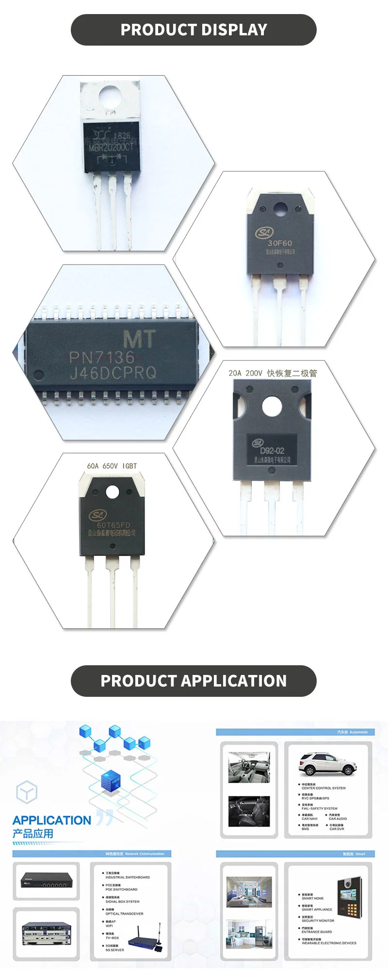 DIP Diode 1n4007 Fast Recovery High Power Rectifier Diode In4007